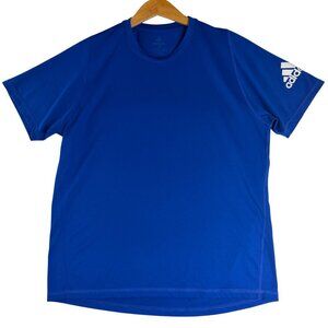 Adidas Freelift Men’s T-Shirt Medium Blue Climalite Athletic Training Tee Size M